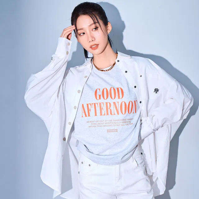 【MAJOR MADE】午安圓領彈力短T(女裝短袖/簡約短T/T-Shirt)