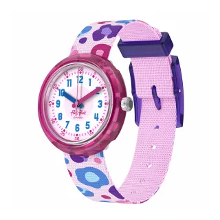 【Flik Flak】兒童手錶 TIME TO ROAR / TEXTILE STRAP 兒童禮物/安全防水/瑞士製造 FPNP166(31.85mm)