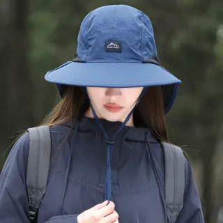 【MoonDy】遮陽帽 防曬帽子 透氣帽子 漁夫帽 釣魚帽 露營帽 工裝帽 太陽帽 戶外帽 大帽檐 