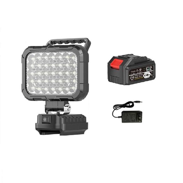 【Ogula 小倉】LED手提燈 夜間燈 露營燈 汽修燈 緊急照明燈-5寸（5-105W）10節一電(雙USB口/牧田鋰電插口)