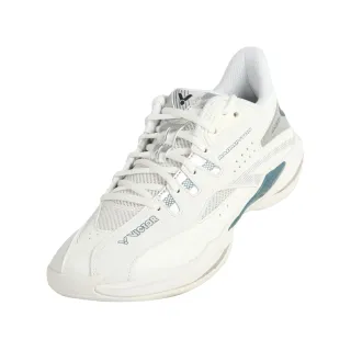 【VICTOR 勝利體育】羽球鞋 羽毛球鞋 寬楦 精選進階鞋款(A550 LS 霜白+亮銀)