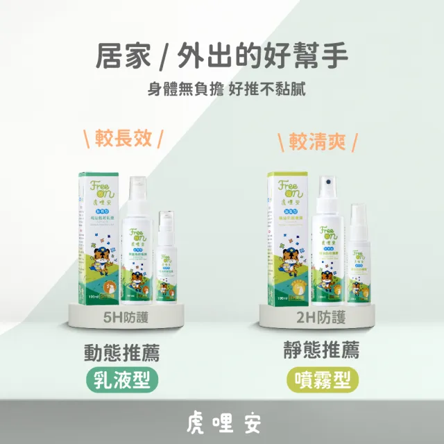 【Mibobebe】虎林-加強型天然精油防蚊乳液/噴霧★30ml*5入組(長效雙效防蚊液 隨身瓶 防小黑蚊 天然防蚊)