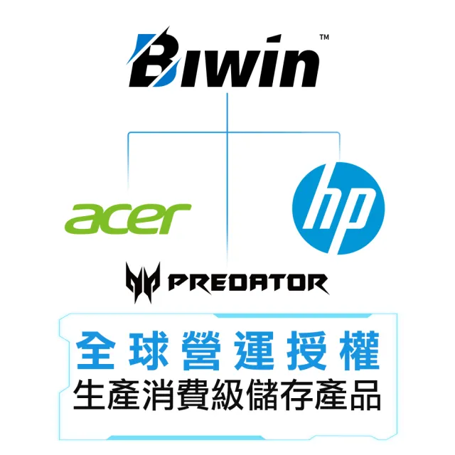 Biwin 佰維 M350 2TB M.2 PCIe Gen4 SSD固態硬碟(最高讀寫5200/4800MB/s 單面顆粒)