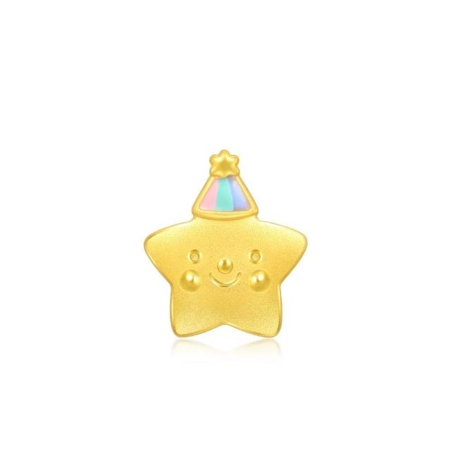 【點睛品】網路獨家款 Charme Mini 彩虹星星 黃金串珠