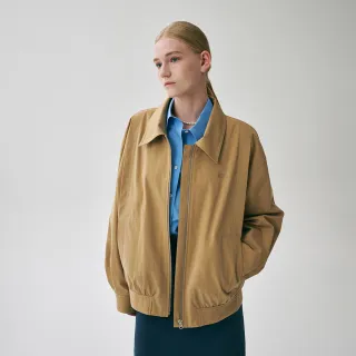 【MARDI MERCREDI】緞帶造型外套 褐色 翻領 COTTON RIBBON JACKET