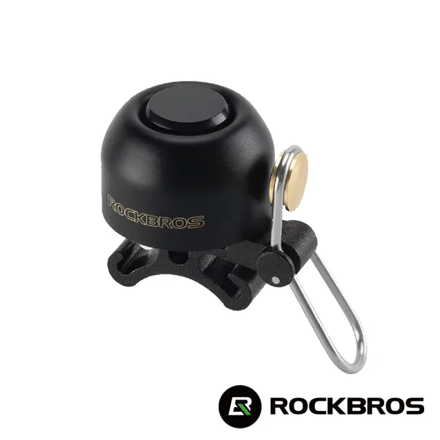 【ROCKBROS洛克兄弟】輕量質感車鈴 適用管徑22~34mm(車鈴/警示鈴/鈴鐺/自行車/單車/34000100)