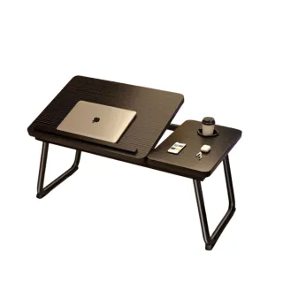 【E-home家居】可折疊床上桌 懶人桌 床上電腦桌 學習桌 折疊桌(分體桌面 角度可調 折疊設計 預購15天)