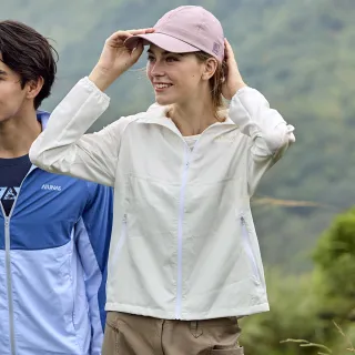 【ATUNAS 歐都納】女款ALL LOVE再生循環回收風衣防曬外套(A1GA2410WR白/輕薄透氣/戶外休閒)