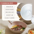 【MASIONS 美心】GOOGOO系列 可拆鍋奶茶陶瓷厚釜鑄造不沾鍋3鍋5件組(煎炒鍋/平底鍋/奶鍋/可拆手柄/鍋蓋)