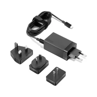 【ThinkPad 聯想】Lenovo 65W USB-C AC 旅行用變壓器 含收納盒(40AW0065WW)