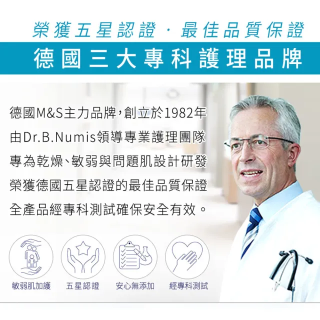 【Numis med 樂美思】pH5.5身體乳霜400mlx2入(總代理公司貨)