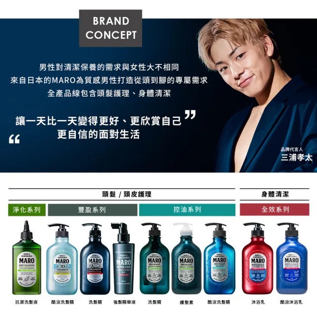 【MARO】清新!風行控油洗髮精 兩款任選(一般480ml/酷涼400ml)