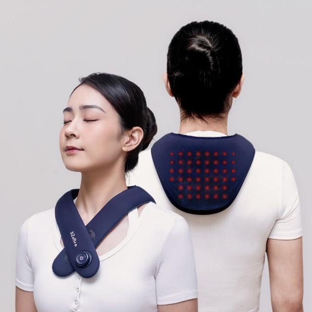 【3ZeBra 三隻斑馬】紅敷人｜無線紅光溫敷圍巾(肩頸熱敷墊 肩膀熱敷 無線電熱墊)