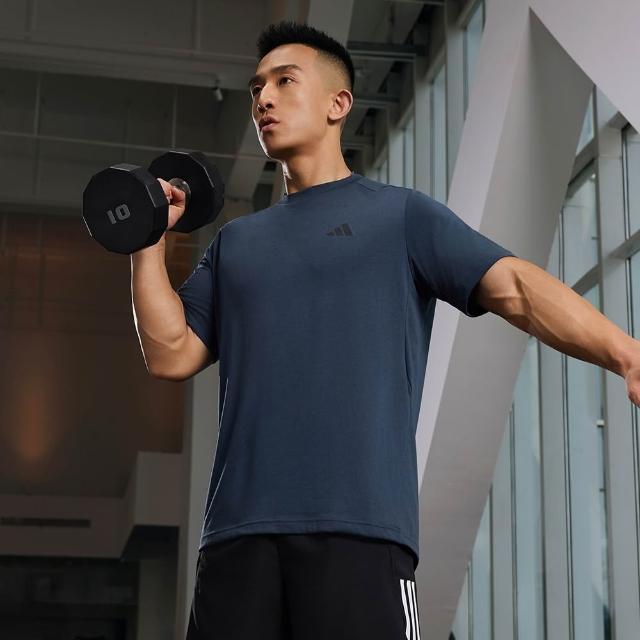 【adidas 愛迪達】AEROREADY 短袖上衣 T恤 男 GT5556