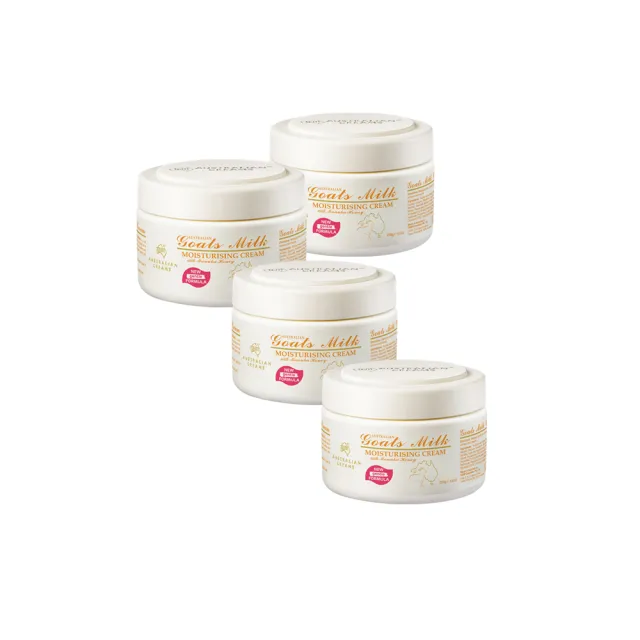 【澳洲G&M】山羊奶潤膚霜含曼努考蜂蜜(250g/罐 4入組)