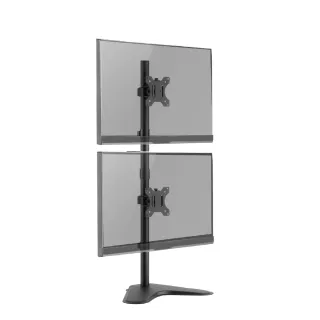 【Happytech】DC26-20 直立式雙螢幕支架 ~32吋 8KG螢幕架 電腦螢幕支架 增高架 上下螢幕架