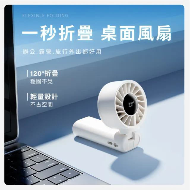 【SOTHING 向物】100檔折疊/掛脖高速手持風扇 渦輪Z(可上飛機 usb風扇 小風扇 桌面風扇 摺疊風扇 桌扇)