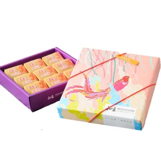 【和生御品】綜合綠豆黃禮盒*6盒(原味3入+紅豆3入+芝麻3入/盒;附贈提袋;CAT)_年菜 年節禮盒