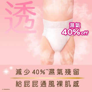 【妙而舒】極透舒膚黏貼型尿布 S箱購(S46片x4包)
