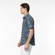 【NAUTICA】官方旗艦 男裝 花漾夏日短袖襯衫(藍色)