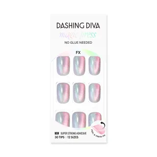 【DASHING DIVA】MAGICPRESS時尚潮流美甲片_極光之藍