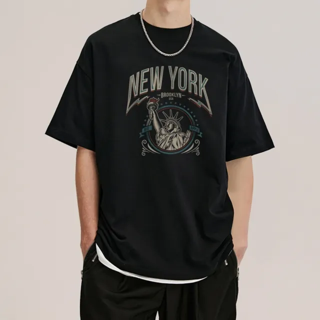 【巴黎精品】男短袖上衣男裝男短袖T恤(經典耐看日常休閒男裝n1jm25)