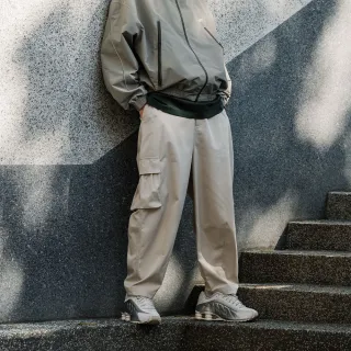 【plain-me】男女款 PM輕鬆廓型神褲2.0 PLN3571-242(黑 灰綠 卡其 灰色 下著 工裝褲 休閒長褲 褲子)