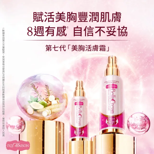 【IvyMaison】MustUp 美胸活膚霜 Volufiline 升級版100ml(產後胸部保養/免按摩緊緻飽滿/自然豐潤)