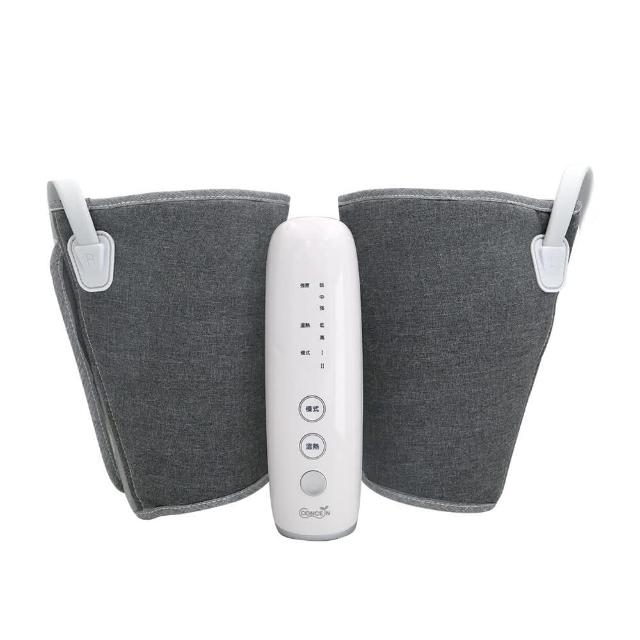 Concern康生 CON-718 美腿機專為小腿設計，採用氣壓式按摩方式，結合溫熱功能有效舒緩腿部疲勞。白色系輕便款式，尺寸腿套長25x寬65cm，重量僅0.6kg，配有有線遙控器，充電式電源5V/10W，產地中國，1年保固。適合日常腿部保養，提升美腿效果，是個人衛生用品首選。
