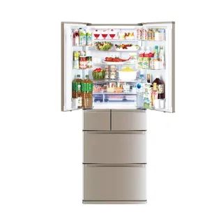 【MITSUBISHI 三菱】525L日製一級能效變頻六門冰箱(MR-JX53C-N-C2  玫瑰金)
