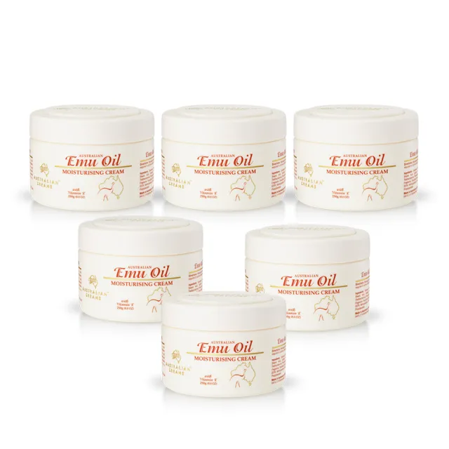 【G&M】鴯苗鳥油滋潤保濕霜含維他命E-2026年10月到期(250g/罐 6入組)