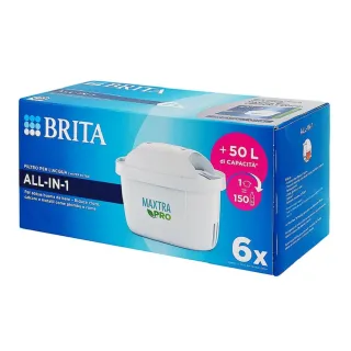 【BRITA】歐洲製 BRITA MAXTRA Pro All-in-1 濾芯6入 MAXTRA濾水壺適用(原裝平輸)