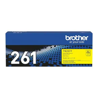 【brother】官方直營 TN-261Y 原廠黃色碳粉匣(適用機型：HL-3170CDW/MFC-9330CDW)