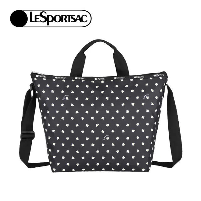 【Lesportsac】手提肩背兩用托特包 購物袋 送禮 禮物 推薦 女包(俏皮小雛菊)