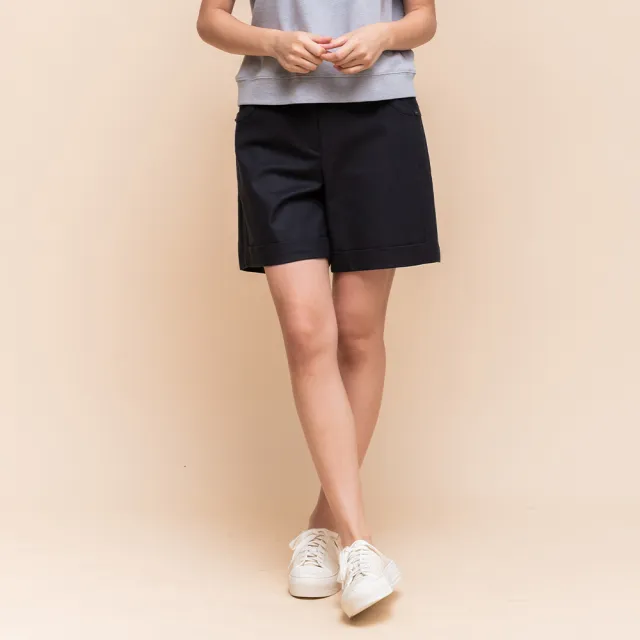 【perng yuh 芃諭名品】俏感漫遊 反褶 短褲(2025 SS Collection|4A春夏新品上市)