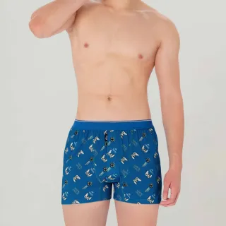 【sloggi】MEN ME TIME系列寬鬆平口褲(紳士藍)