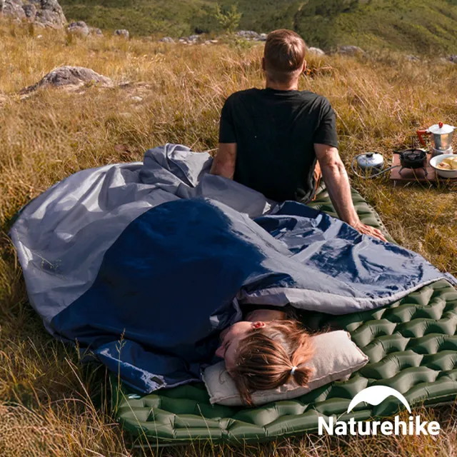 【Naturehike】晴天PL01可拼接迷你信封睡袋 加大款 WS026(台灣總代理公司貨)