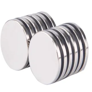 【MagnetPro】釹鐵硼超級強力磁鐵圓形 40x10mm-4入裝