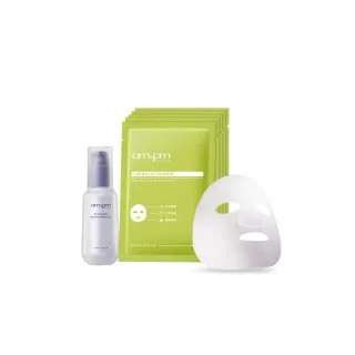【ampm 牛爾】潤膚縮孔組★5%神經醯胺修護輕盈乳100ml+內葡酸B3毛孔緊緻面膜(醫美必備/保濕)
