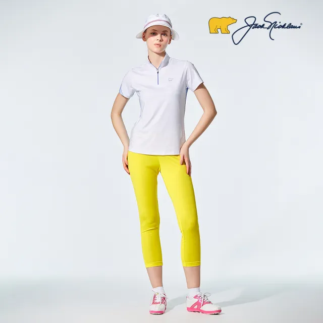 【Jack Nicklaus 金熊】GOLF女款內搭褲(黃色)