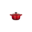 【Le Creuset】琺瑯鑄鐵鍋圓鍋14cm(櫻桃紅)