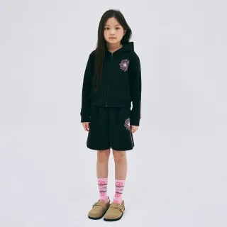 【MARDI MERCREDI】童裝 休閒短褲 黑色 經典小雛菊 粉花 KIDS NEOPRENE SHORTS FLOWER