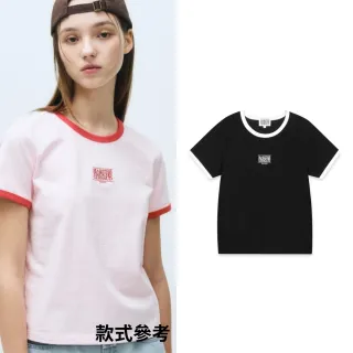 ★Marithe + Francois Girbaud★ W DEEP NECK RINGER TEE black W DEEP NECK RINGER TEE white / black - MARITHE FRANCOIS GIRBAUD