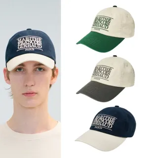 【MARITHE FRANCOIS GIRBAUD】官方旗艦 經典LOGO雙色拼接棒球帽(多款任選)