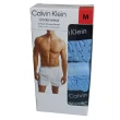 【Calvin Klein 凱文克萊】3件組 男純棉平織平口褲 CK男內褲(寬鬆內褲 棉質內褲 四角褲 透氣 男生內褲)
