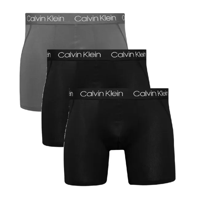 【CALVIN KLEIN】3件組 男彈性內褲 CK男內褲(彈性內褲 四角褲 合身內褲 貼身 男生內褲 男性內褲)
