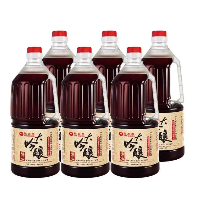【萬家香】大吟釀醬油(1500ml*6入)