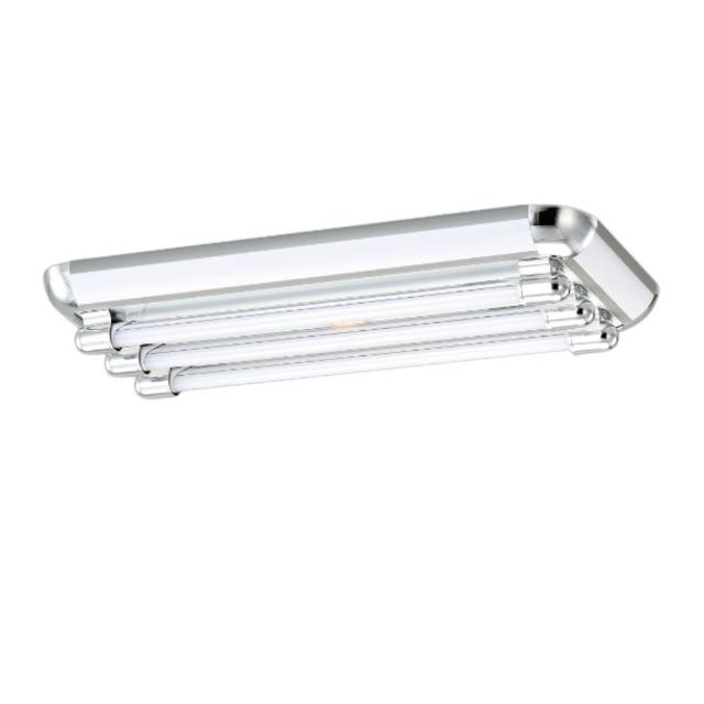 【大巨光】典雅風 附T8 LED 燈管2尺X3 日光燈(LW-12-4856 小夜燈 耐熱飾條、真空電鍍、烤漆鐵板)