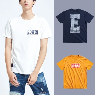 【EDWIN】男裝 休閒百搭短袖T恤(共8款)