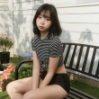 【SeasonsBikini】流行熱賣女泳裝短袖泳裝遮肉泳裝-組合-大尺碼(短袖女泳裝兩件式泳裝連身顯瘦遮肉美背)